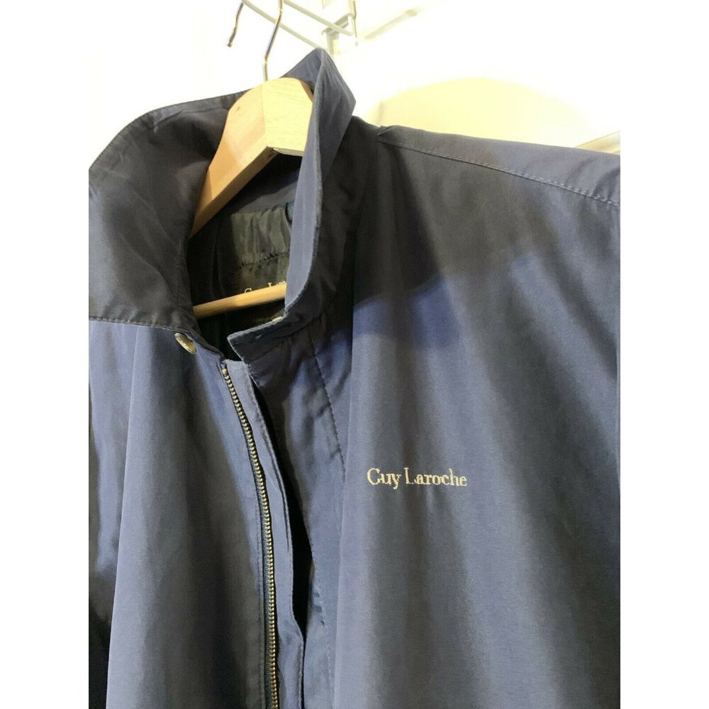 Guy Laroche Homme Jacket‎ Men's Sz M Blue Zip Up